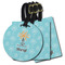 Sundance Yoga Studio Plastic Luggage Tag (Personalized)