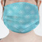 Sundance Yoga Studio Mask - Pleated (new) Front View on Girl