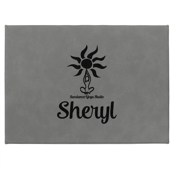 Sundance Yoga Studio Medium Gift Box with Engraved Leather Lid - Approval