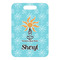 Sundance Yoga Studio Metal Luggage Tag - Front Without Strap