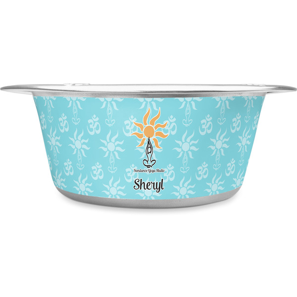 Custom Sundance Yoga Studio Stainless Steel Dog Bowl (Personalized)