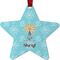 Sundance Yoga Studio Metal Star Ornament - Double Sided w/ Name or Text