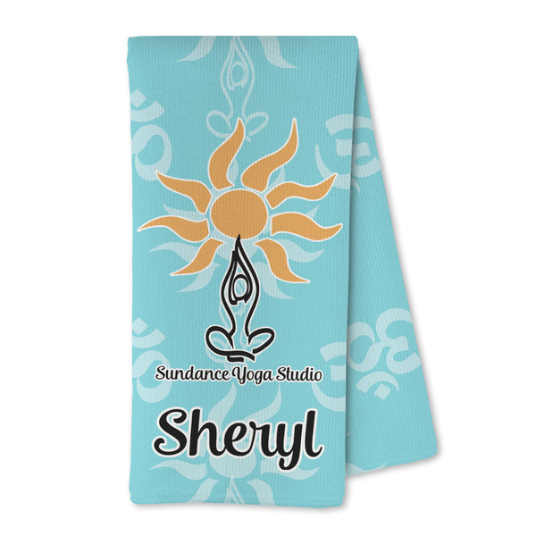 Custom Sundance Yoga Studio Kitchen Towel - Microfiber (Personalized)