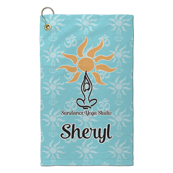 Custom Sundance Yoga Studio Microfiber Golf Towel - Small (Personalized)