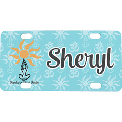 Sundance Yoga Studio Mini/Bicycle License Plate (Personalized)