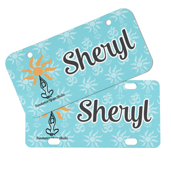 Sundance Yoga Studio Mini License Plates - MAIN (4 and 2 Holes)