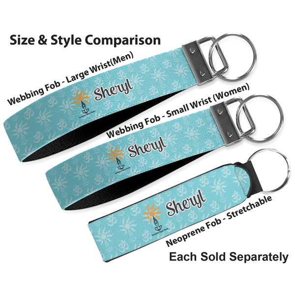 Sundance Yoga Studio Multiple Key Ring comparison sizes