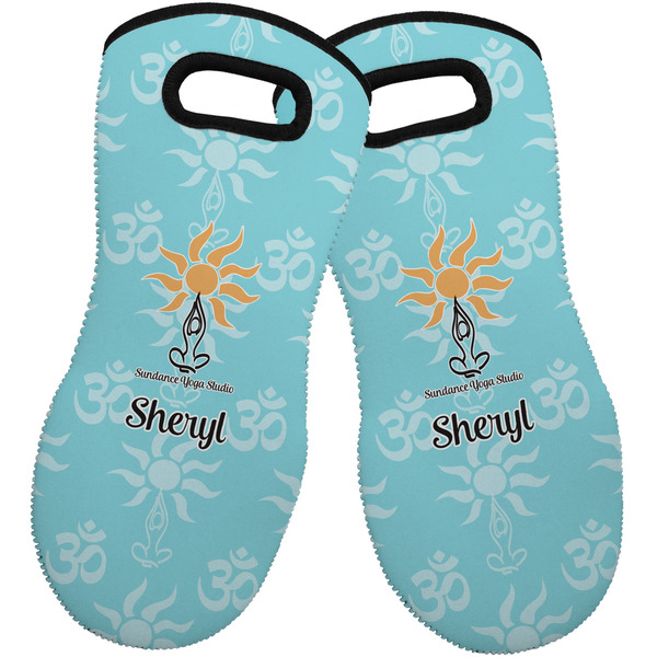 Sundance Yoga Studio Neoprene Oven Mitt -Set of 2 - Front