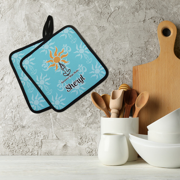 Sundance Yoga Studio Neoprene Pot Holder - Set of 2  LIFESTYLE