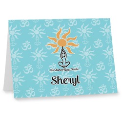 Sundance Yoga Studio Note cards (Personalized)