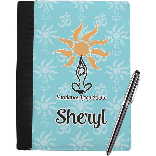 Custom Sundance Yoga Studio Notebook Padfolio - Large w/ Name or Text