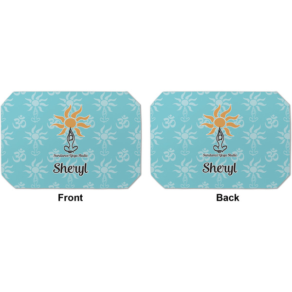 Sundance Yoga Studio Octagon Placemat - Double Print Front and Back