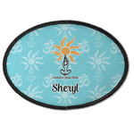 Sundance Yoga Studio Iron On Oval Patch w/ Name or Text