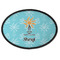 Sundance Yoga Studio Iron On Oval Patch w/ Name or Text