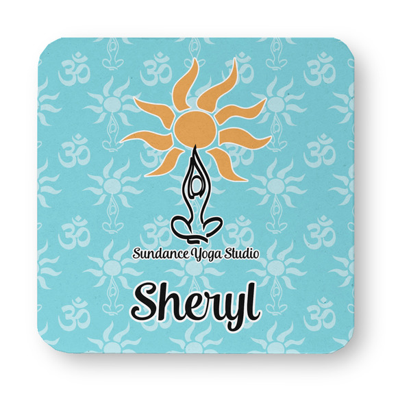 Sundance Yoga Studio Paper Coasters - Approval