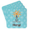 Sundance Yoga Studio Paper Coasters w/ Name or Text
