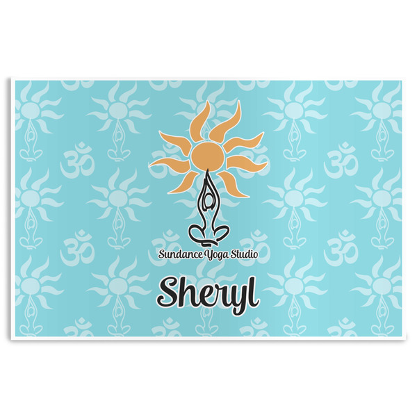 Custom Sundance Yoga Studio Disposable Paper Placemats (Personalized)