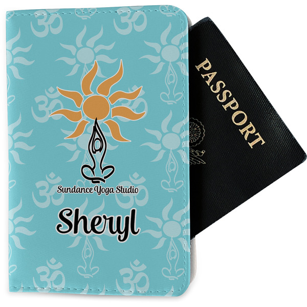 Custom Sundance Yoga Studio Passport Holder - Fabric w/ Name or Text