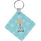 Sundance Yoga Studio Diamond Plastic Keychain w/ Name or Text
