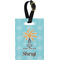 Sundance Yoga Studio Plastic Luggage Tag - Rectangular w/ Name or Text