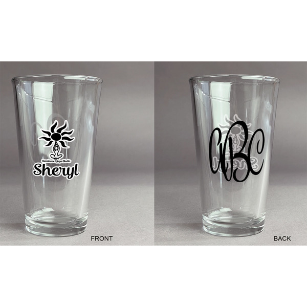 Sundance Yoga Studio Pint Glass - Two Content - Approval