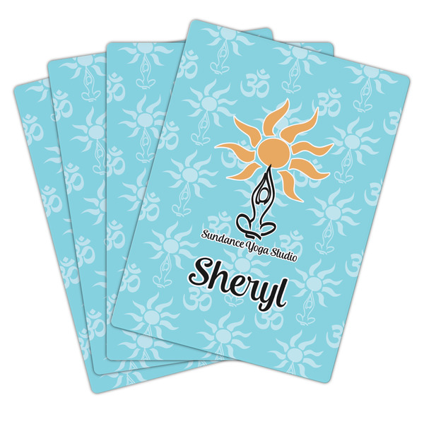Sundance Yoga Studio Playing Cards - Hand Back View
