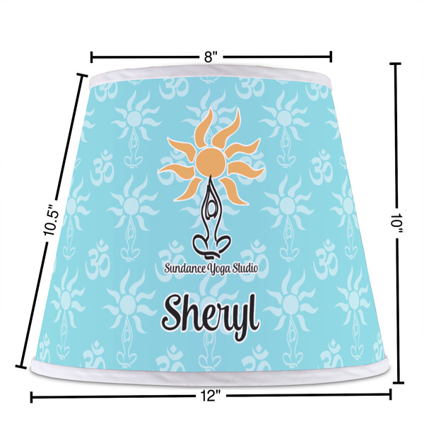 Sundance Yoga Studio Poly Film Empire Lampshade - Dimensions