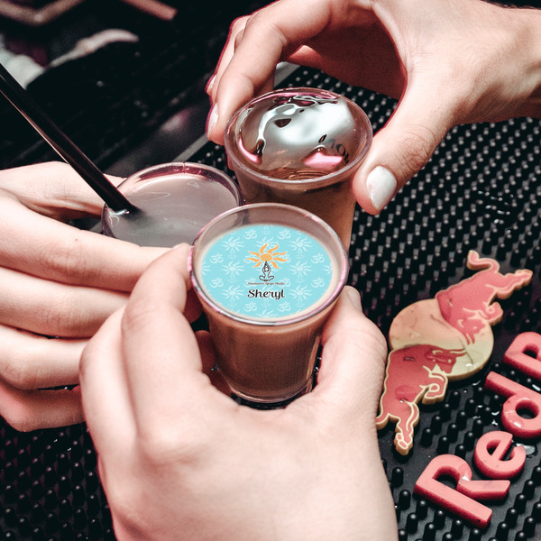 Sundance Yoga Studio Printed Drink Topper - XSmall - In Shot Glass