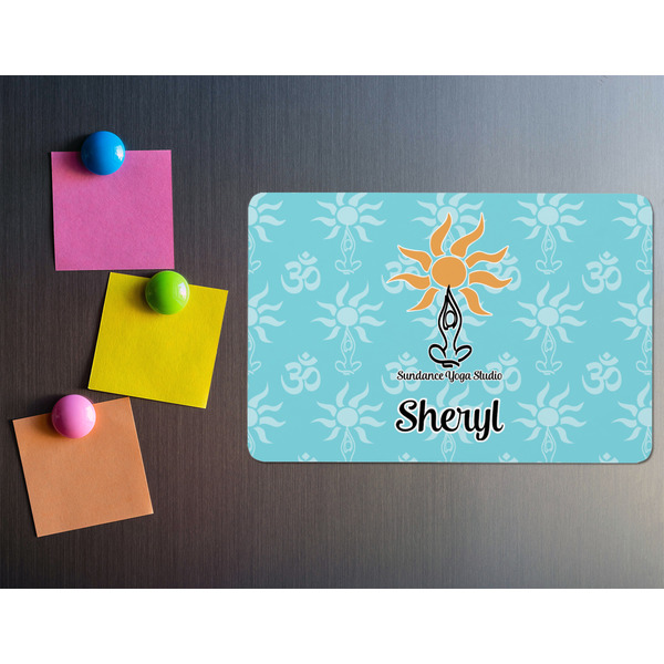 Sundance Yoga Studio Rectangular Fridge Magnet - LIFESTYLE
