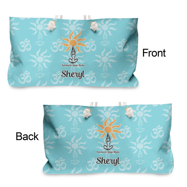 Sundance Yoga Studio Large Rope Tote - From & Back View