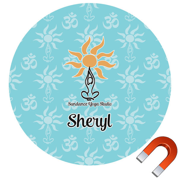 Custom Sundance Yoga Studio Car Magnet (Personalized)