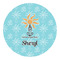 Sundance Yoga Studio Round Decal (Personalized)