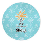 Sundance Yoga Studio 5' Round Indoor Area Rug (Personalized)