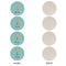 Sundance Yoga Studio Round Linen Placemats - APPROVAL Set of 4 (single sided)