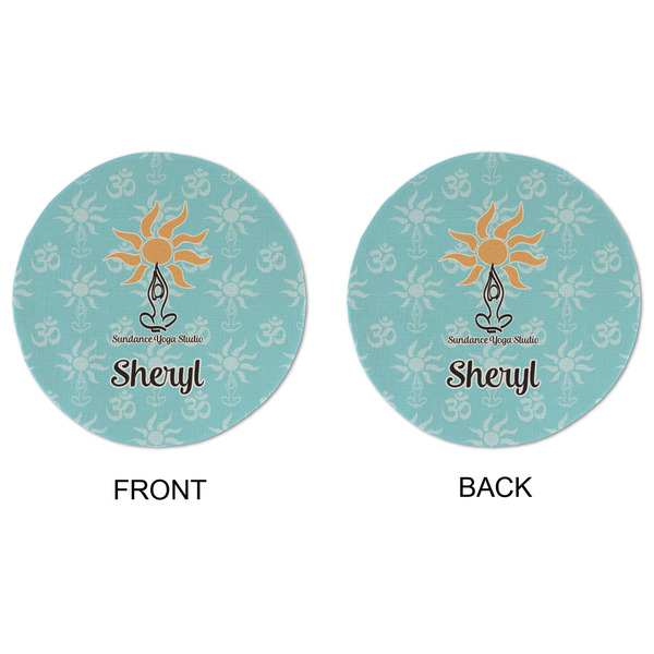 Sundance Yoga Studio Round Linen Placemats - APPROVAL (double sided)