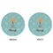 Sundance Yoga Studio Round Linen Placemats - APPROVAL (double sided)