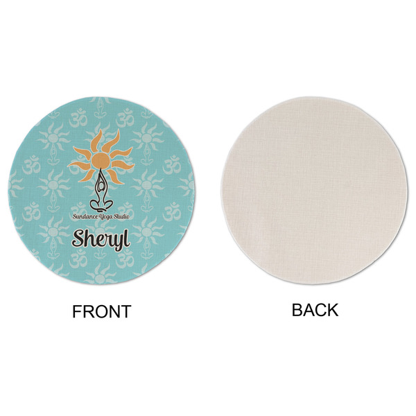 Sundance Yoga Studio Round Linen Placemats - APPROVAL (single sided)