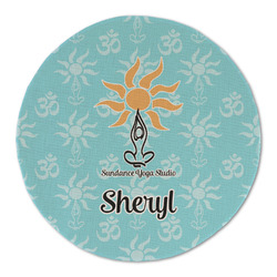 Sundance Yoga Studio Round Linen Placemat (Personalized)
