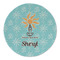 Sundance Yoga Studio Round Linen Placemat (Personalized)