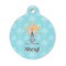 Sundance Yoga Studio Round Pet ID Tag - Small (Personalized)