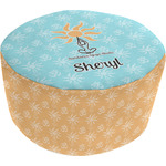 Sundance Yoga Studio Round Pouf Ottoman (Personalized)