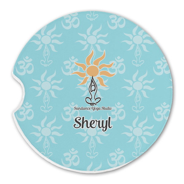 Sundance Yoga Studio Sandstone Car Coaster - Single