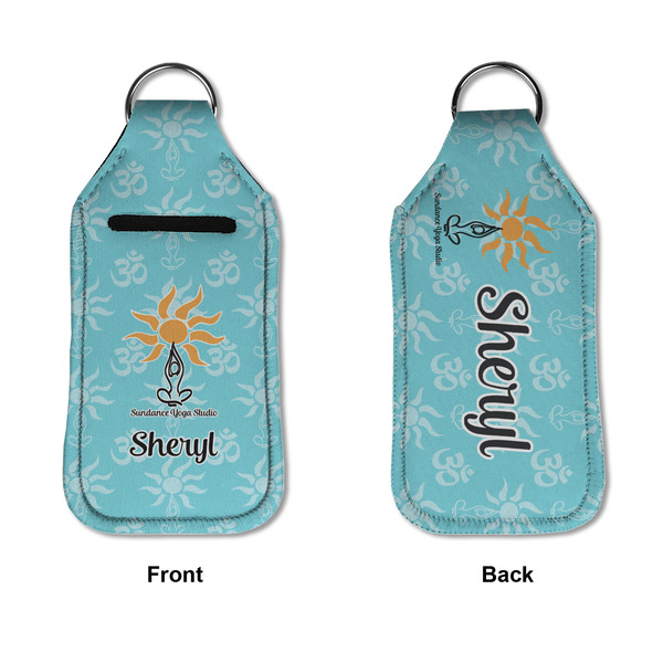 Sundance Yoga Studio Sanitizer Holder Keychain - Large APPROVAL (Flat)
