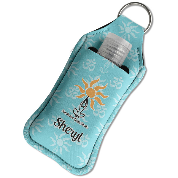Sundance Yoga Studio Sanitizer Holder Keychain - Large in Case
