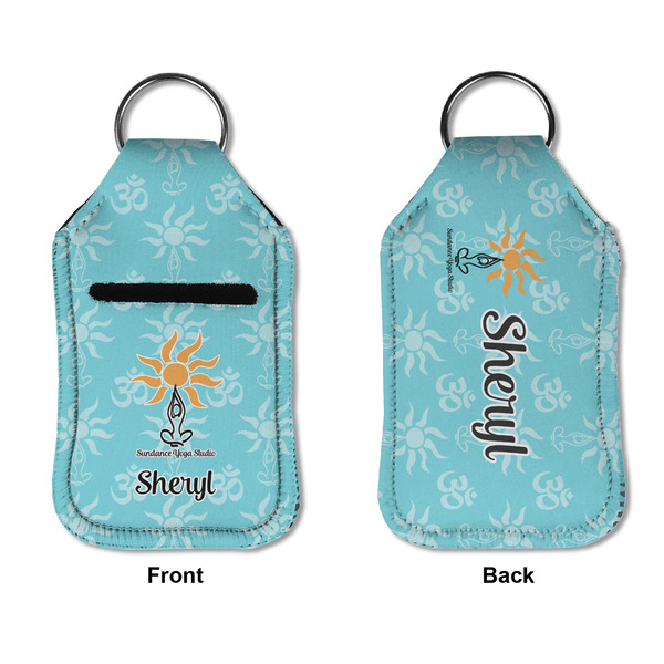 Sundance Yoga Studio Sanitizer Holder Keychain - Small APPROVAL (Flat)