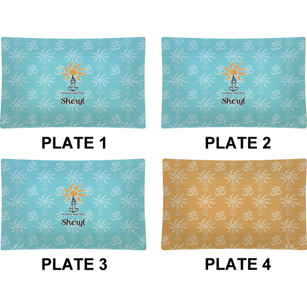 Sundance Yoga Studio Set of Rectangular Dinner Plates (Approval)