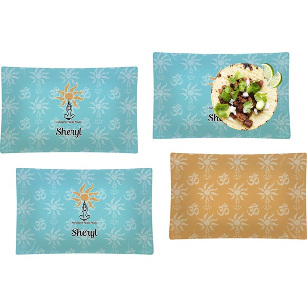 Sundance Yoga Studio Set of Rectangular Dinner Plates