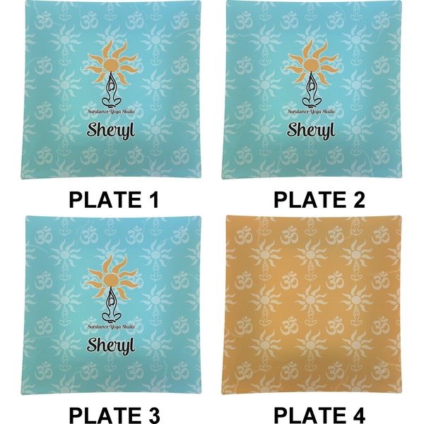 Sundance Yoga Studio Set of Square Dinner Plates (Approval)