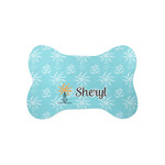 Sundance Yoga Studio Bone Shaped Dog Food Mat (Small) (Personalized)
