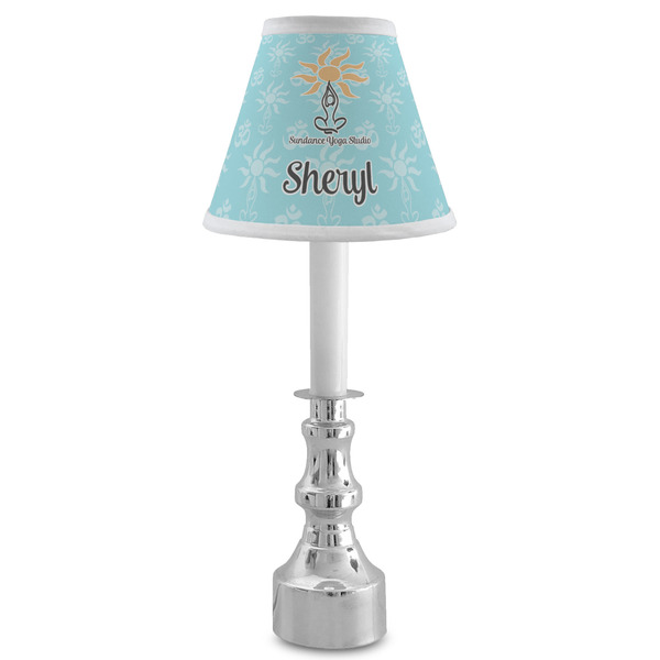 Sundance Yoga Studio Small Chandelier Lamp - LIFESTYLE (on candle stick)
